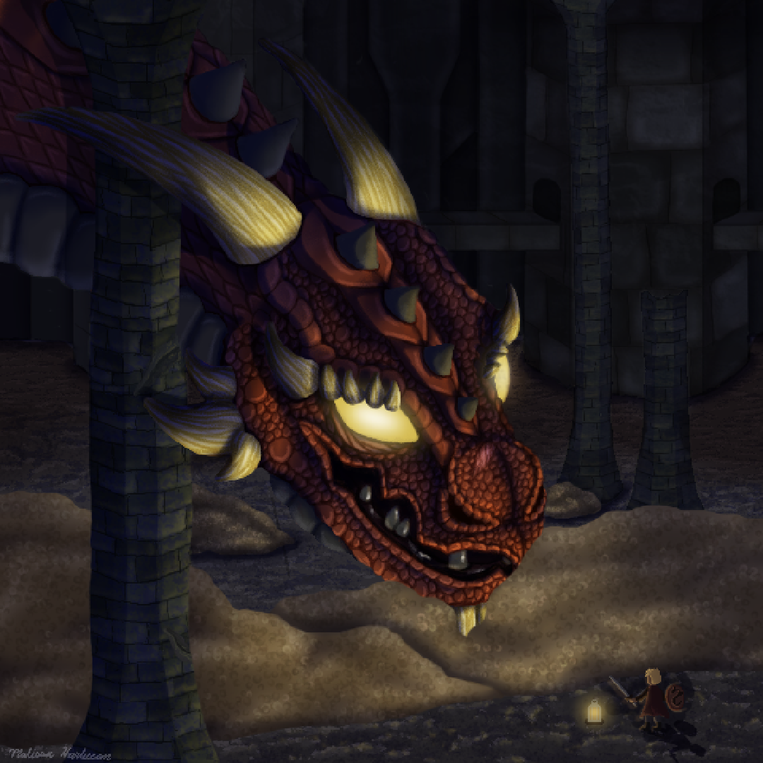 Dwarve's Abandon. Digital Painting.