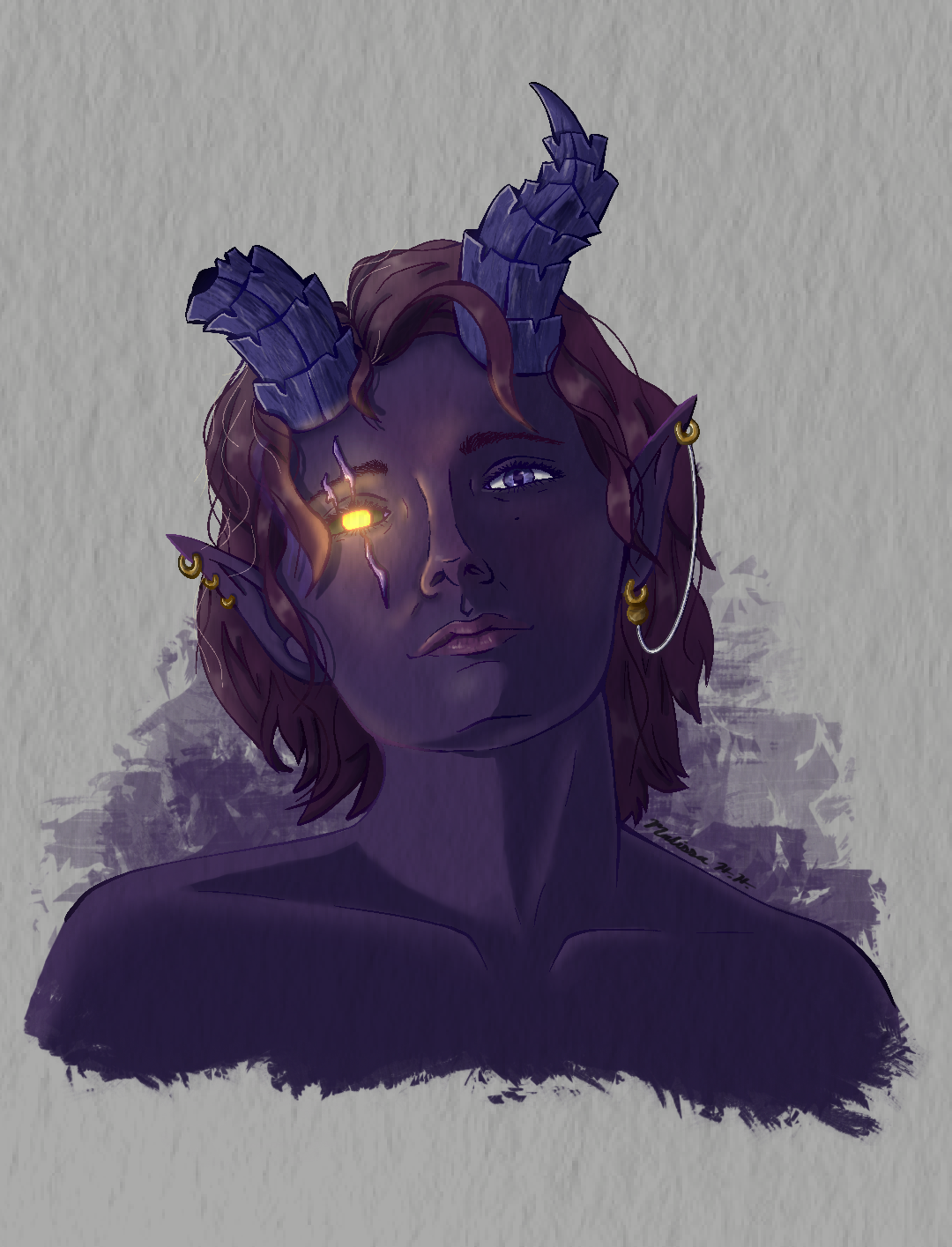 Portrait practice 1/10. Procreate. 