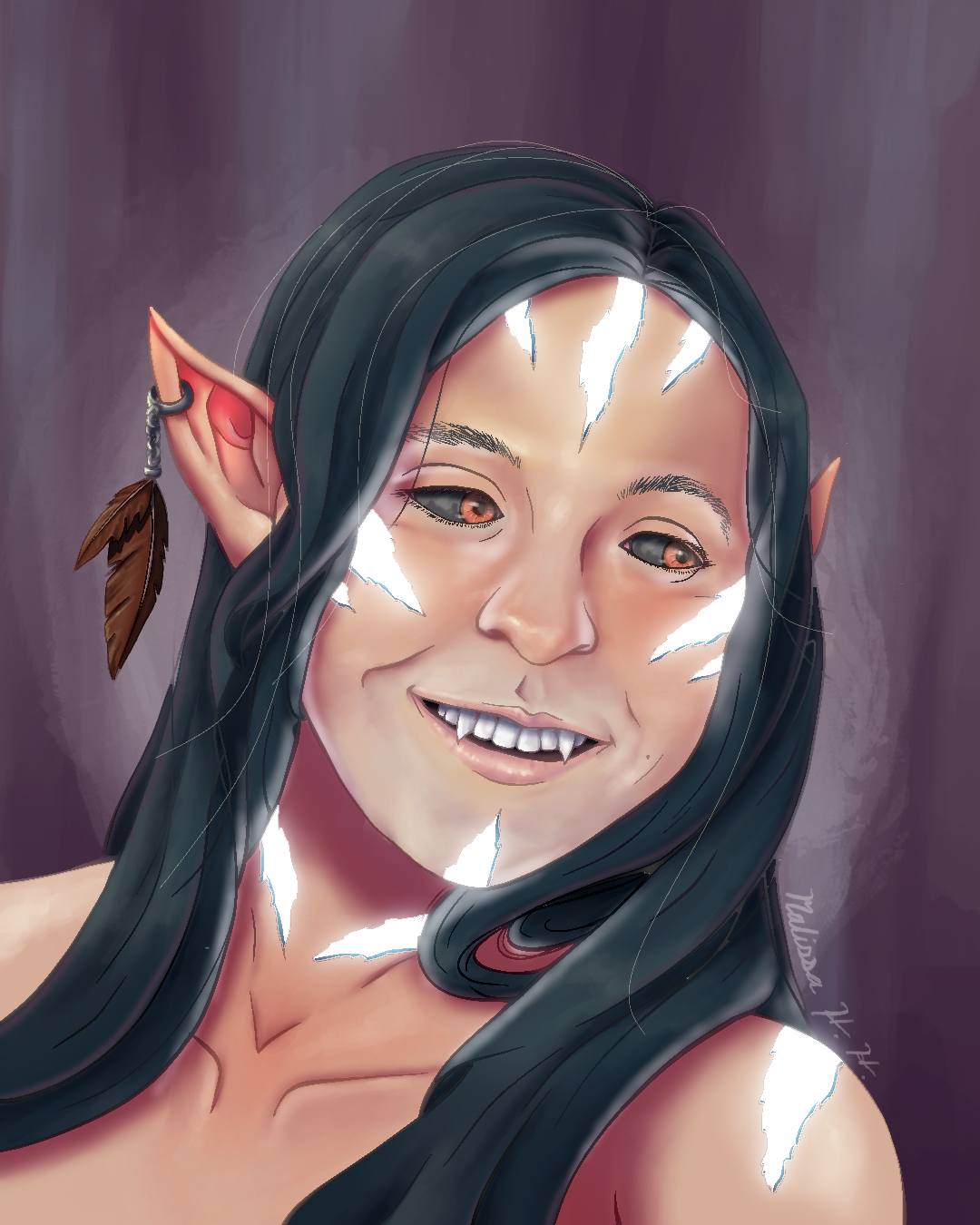 Portrait practice 3/10. Procreate. 