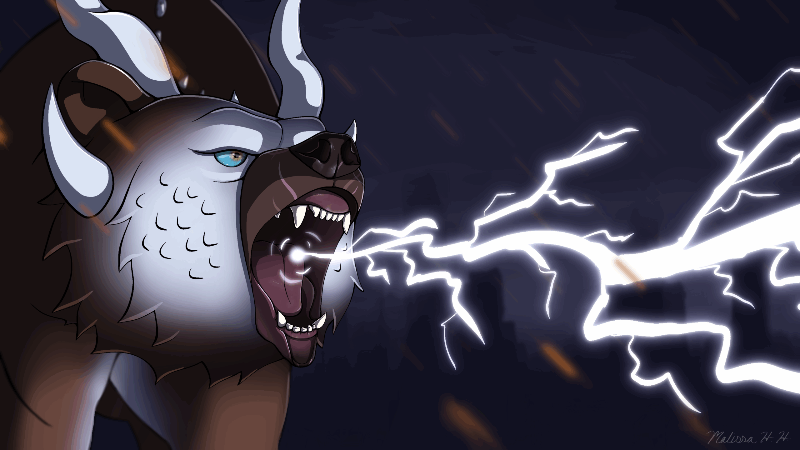 Dragon Bear. Procreate.