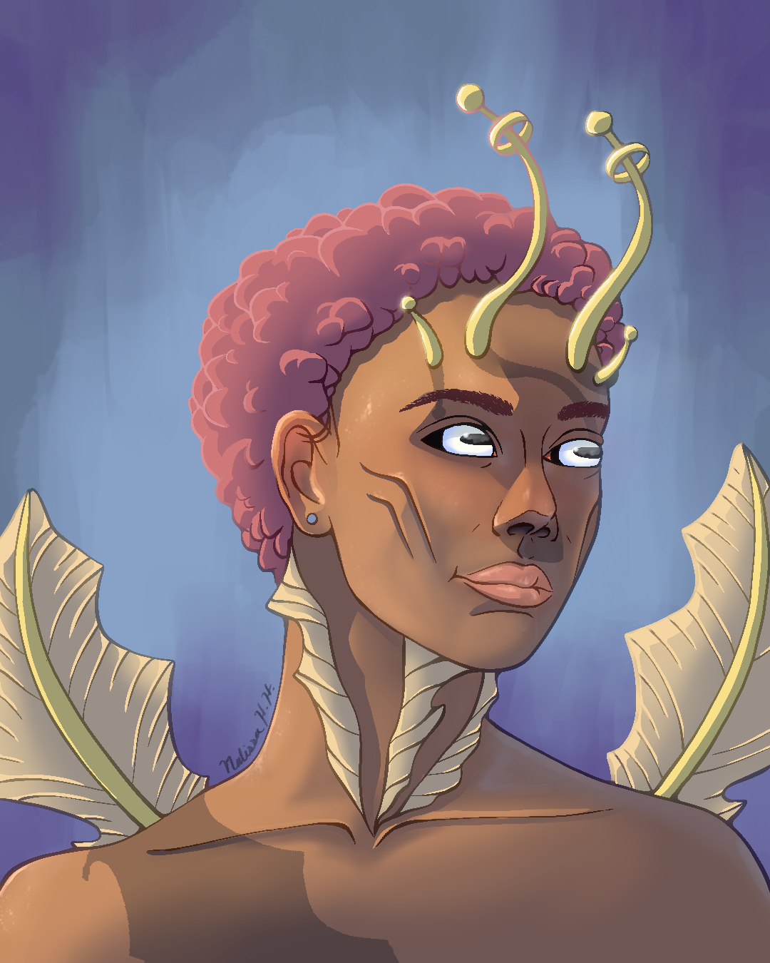 Portrait practice 6/10. Procreate. 