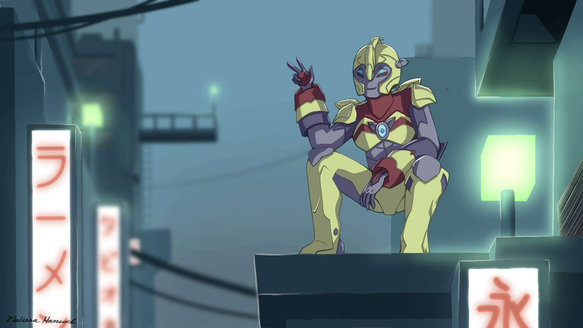 City Ledge. Commission, Procreate. 