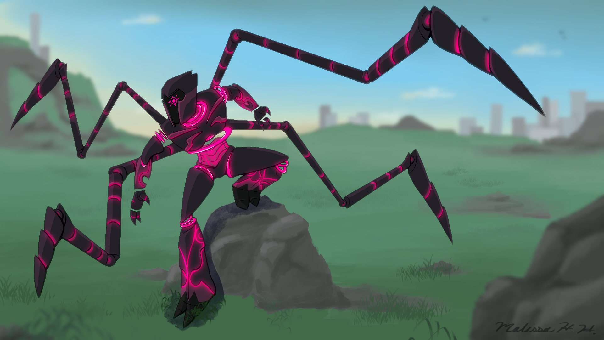 Rollin' An' Patrollin'. Commission, Procreate